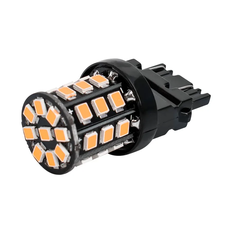 2 шт 3157 P27/7 W 33 smd 2835 Светодиодный автомобильный тормозной светильник s мотор дневной ходовой светильник сигнал поворота 3156 3057 3456 3757 Красный Желтый янтарь