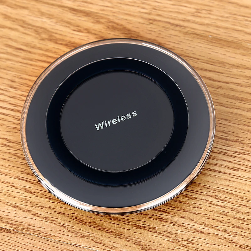

Qi Wireless Charger Mini Charging Pad For Samsung Galaxy S8 Plus S7 S6 edge Note 5 Elephone P9000 Phone Charger For iPhone X 8