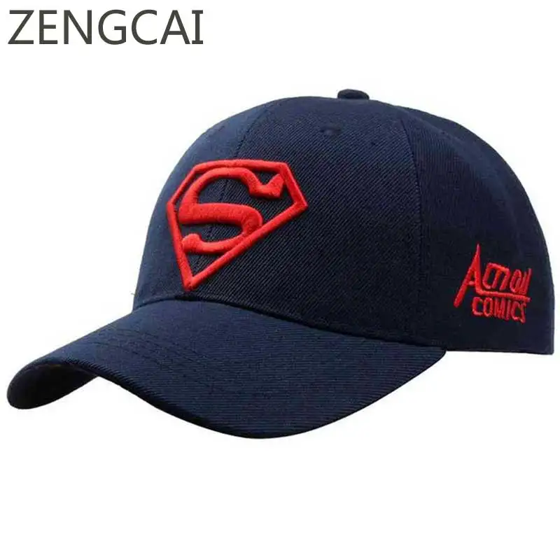 Кепка Супермена дальнобойщика Snapback Бейсболка s папа шапки для мужчин и женщин хип