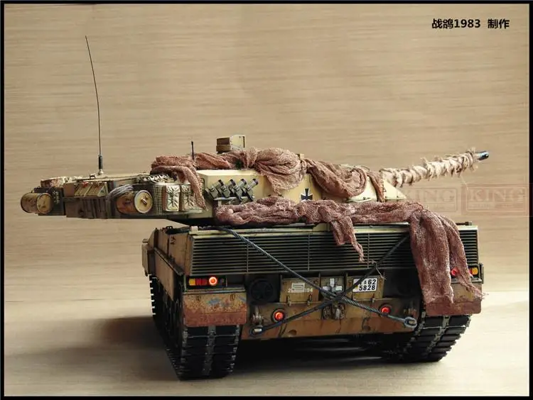 KNL HOBBY Heng Long 1: 16RC Leopard 2 Модель бака с дистанционным управлением два литейных