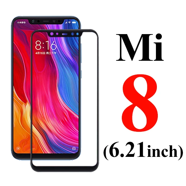 Защитное стекло на экран Ksio mi 9 mi 8 Lite для Xiao mi Red mi 6 6A Armor Xio mi 8 8lite светильник лист Xia mi xo mi чехол - Цвет: mi 8