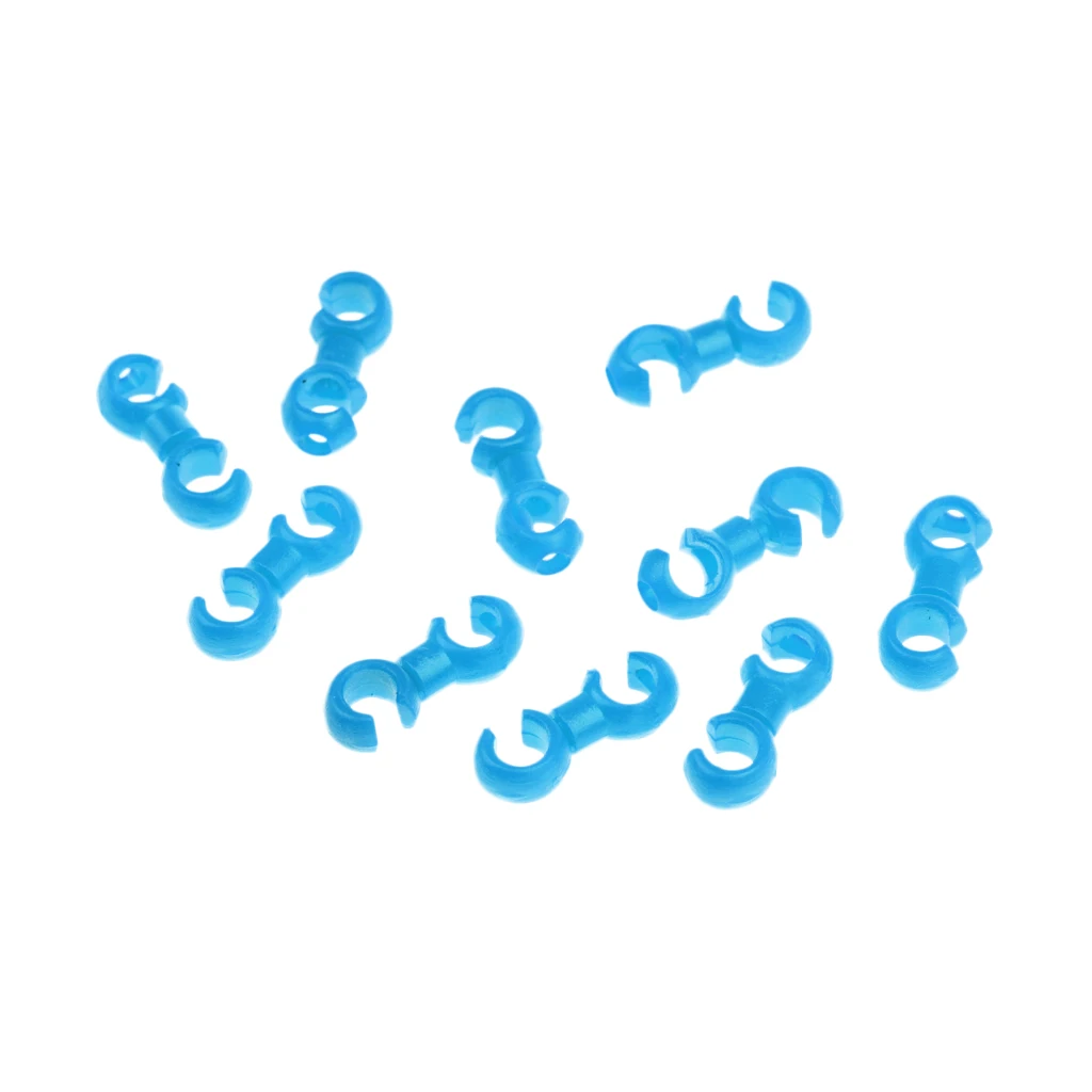 10Pcs Bicycle Rotating S-Hook Clips Bike Line Buckles Rotatable S-Clips Buckle Cable Guides Cycling Accessories
