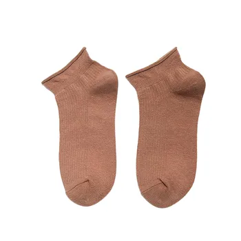 

New arrival in 2019 socks Casual Ladies Fashion Short Cotton Socks New Candy Color Ladies high quality funny absorbent Sock T724