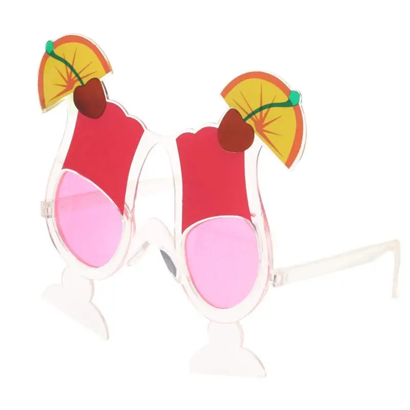 1 пара из Стекло es оранжевое коктейльное Стекло вишня забавные очки костюм Стекло es для карнавалов фестивалей Вечерние