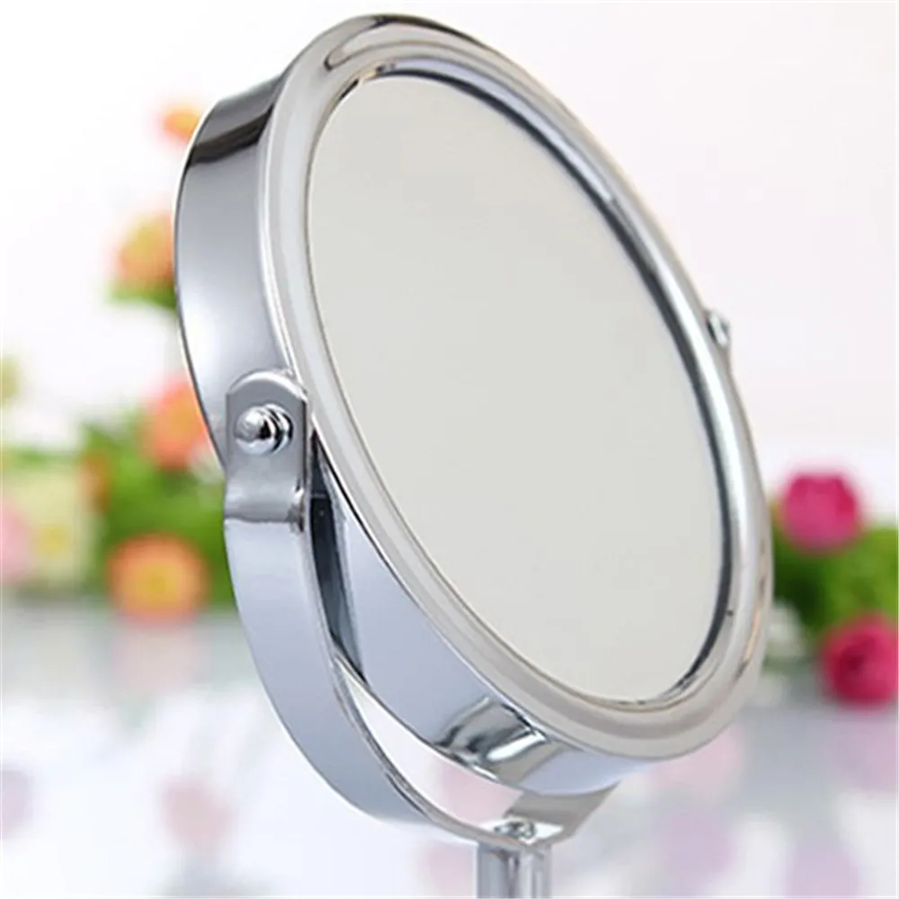 Портативное косметическое зеркало для женщин обычное и увеличительное