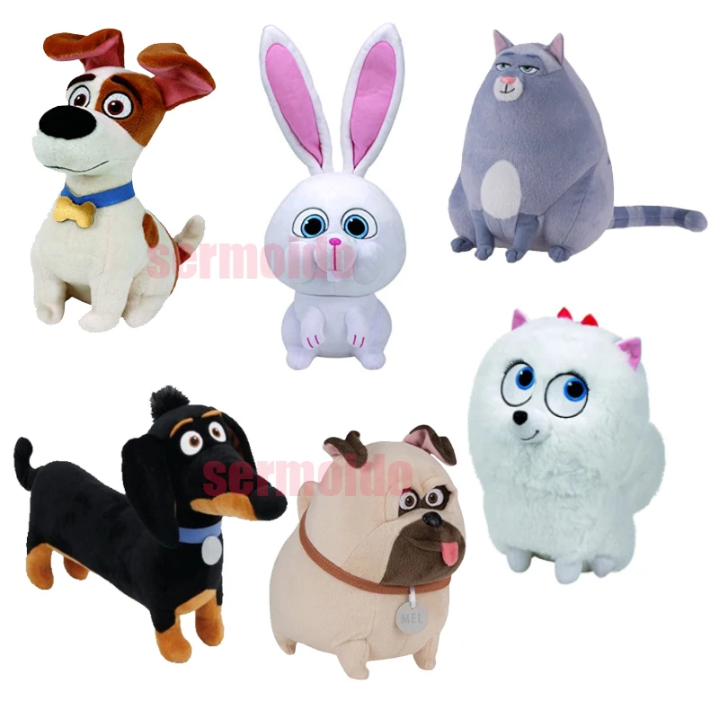 

TY Beanie Babies Plush Pets Movies Movie Chloe The Cat Buddy The Dachshund Mel Snowball Bunny Gidget The Dog Soft Toys