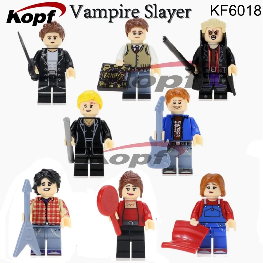 

Super Heroes Angel Spike Willow Corderlia Buffy the Vampire Slayer Series Building Blocks Collection Toys for children KF6018