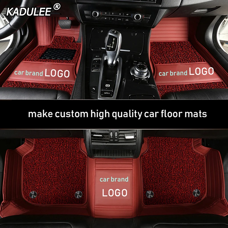 

KADULEE car floor mat for Maserati LOGO Maserati quattroporte GranTurismo Levante Ghibli Interior Accessories auto Floor Mats