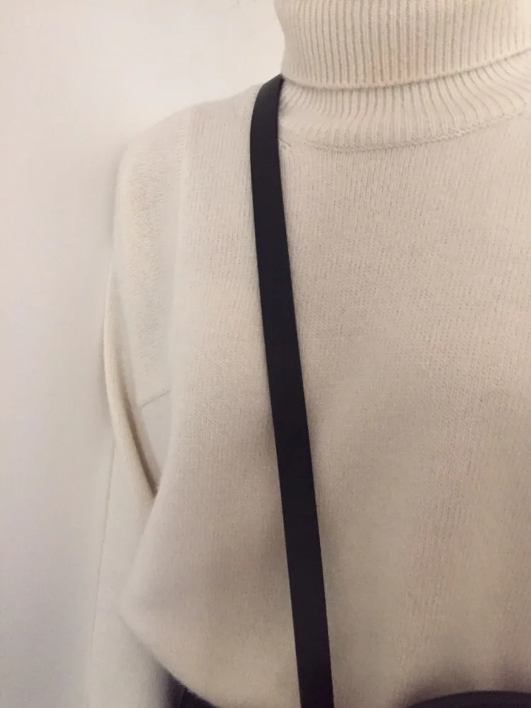 Женский осенне-зимний свитер джемпер кашемировый вязаный пуловер Топы водолазка элегантные тонкие большие размеры над размером d Pull Femme Hiver