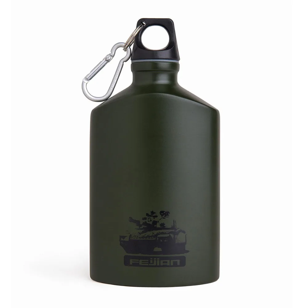 FEIJIAN походная алюминиевая фляга для воды 500 / 600 мл|sports water bottle|outdoor sports bottlemilitary canteen |