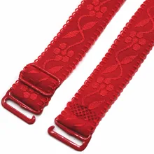 Пикантные 1 пара 1.8 см ширина скольжения бюстгальтер ремни Регулируемый эластичный бюстгальтер ремешок с металлическими зажимами Intimates Аксессуары