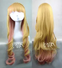 New arrival Macross F hair accessories 380g 85cm synthetic hair jewelry for Sheryl Nome cosplay wigs