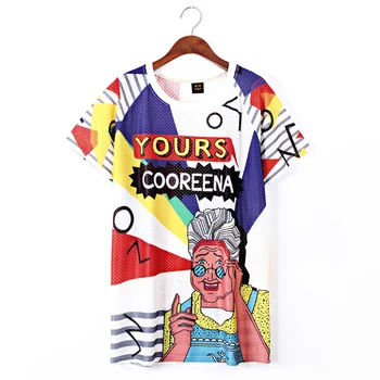 

Summer T shirts for Women casual Printed Graffiti O-neck tees tops female Fashion tshirts Sweet T-shirt Harajuku Style 22205#