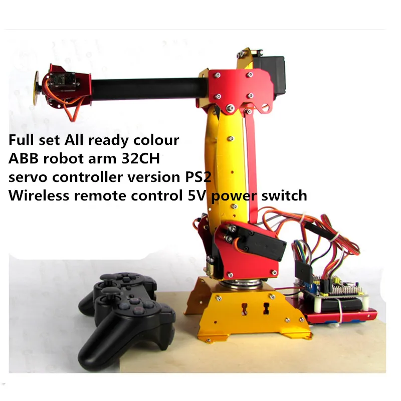 

ABB 6 DOF robot arm LB colour Industrial robots scaled model Full Metal Digital Servos Programmable for DIY Mechanical arm