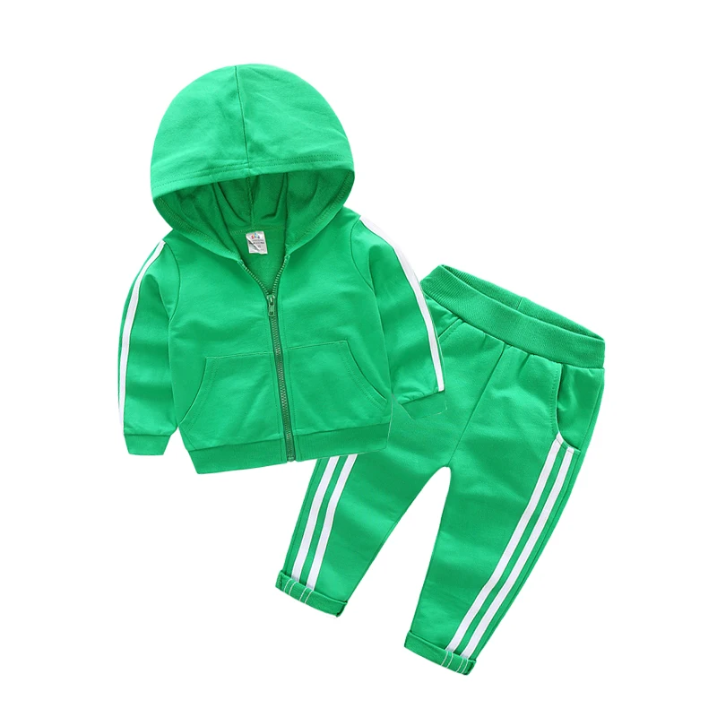 

Spring autumn baby boy sport clothing sets children's clothing Kids Boy Zipper Clothes Set Girl & Boy Tops + Pants Sets