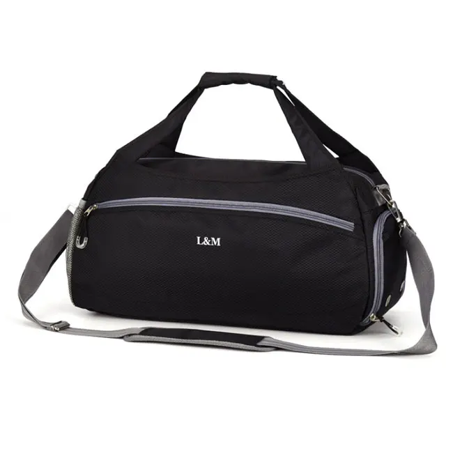Высокое качество, водонепроницаемая мужская сумка для путешествий, большая вместительность, Женская многофункциональная сумка для багажа, дорожная сумка для путешествий, большая сумка на плечо - Цвет: Black