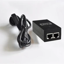 YiiSPO bezpieczeństwa CCTV 24V1A 15.4 W POE wtyczka ścienna wtryskiwacz PoE adapter sieci Ethernet IP aparat telefon POE zasilacz ue wtyczka(China)