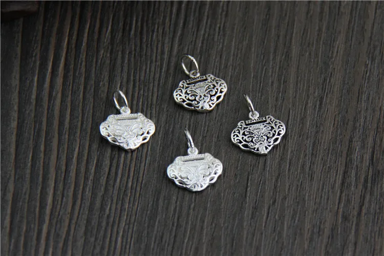 Аутентичные стерлингового серебра 925 Шарм бисера наилучшие пожелания долговечный замок Подвески подходят браслеты и браслеты подвеска «сделай сам» женские ювелирные изделия