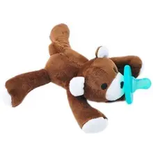 Pudcoco 9 Styles Lovely Cartoon Infant Baby Silicone Pacifiers With Plush Animal Toy Doll Baby Nipple