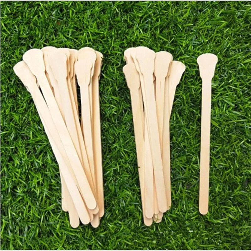 

50Pcs/Lot Useful Wooden Waxing Adjustment Wax Spatula Disposable Bamboo Sticks Skin Care Beauty Tool for Men Women