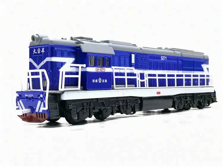 Высокая имитация 1:50 локомотив легированная модель, металлический звук и свет обратно в модель автомобиля, игрушки для мальчиков, детские подарки