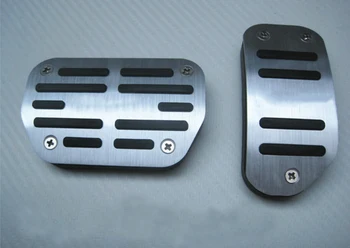 

DEE Car Accessories Aluminum Foot Rest Fuel Brake AT Pad pedals Plate For TOYOTA COROLLA 2014 2015 2016 2017 Plate pads styling