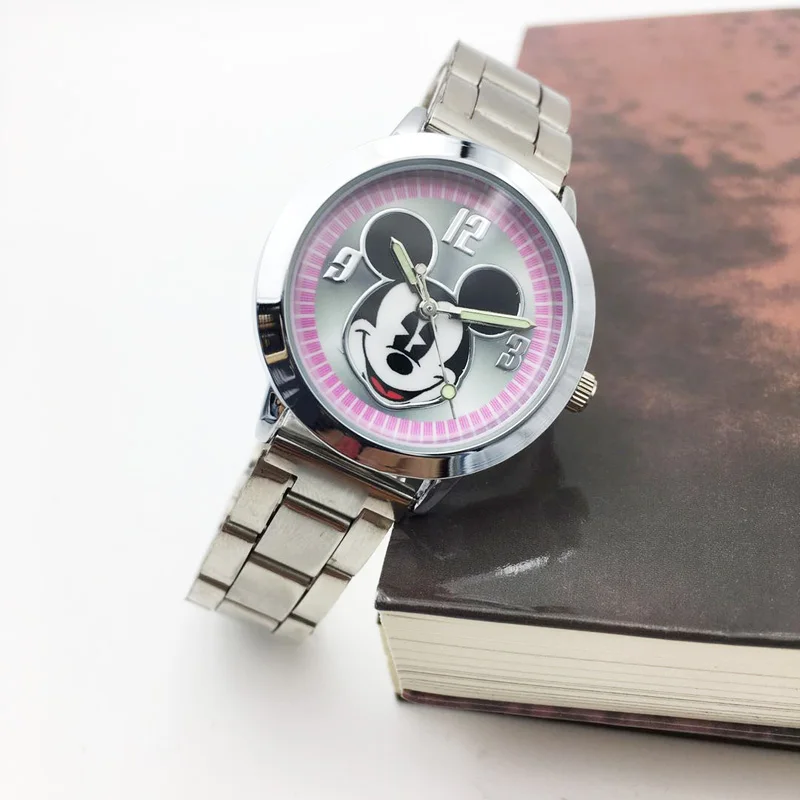 Классический дизайн Минни часы с Микки Маусом для женщин модные женские кварцевые часы девушка часы для женщин подарок 3D мультфильм Relojes Mujer - Color: style 5