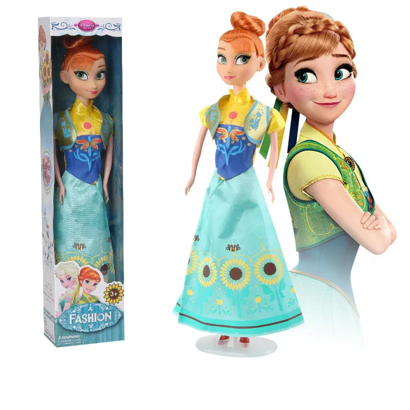 31cm Princess Anna Elsa Dolls For Girls Toys Bjd Doll Princess Anna Elsa Dolls For Girls Toys Small Plastic Baby Dolls Congelad