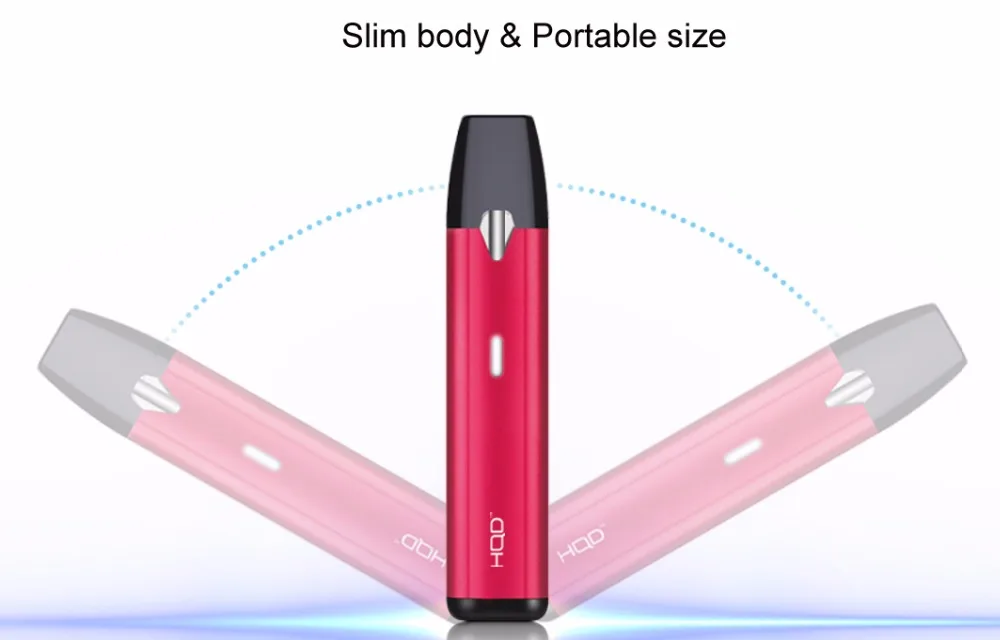 Original HQD Kim Kit All-in-one Pod System Starter Kit 12W 2ml Pod Cartridge 300mah Battery Electronic Cigarette Vape Pen 01 (4)