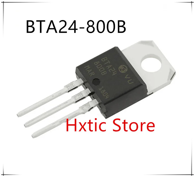 

10pcs BTA24-800B BTA24 BTA24-800 Triacs 25 AMP 800 VOLT TO-220 new original IC