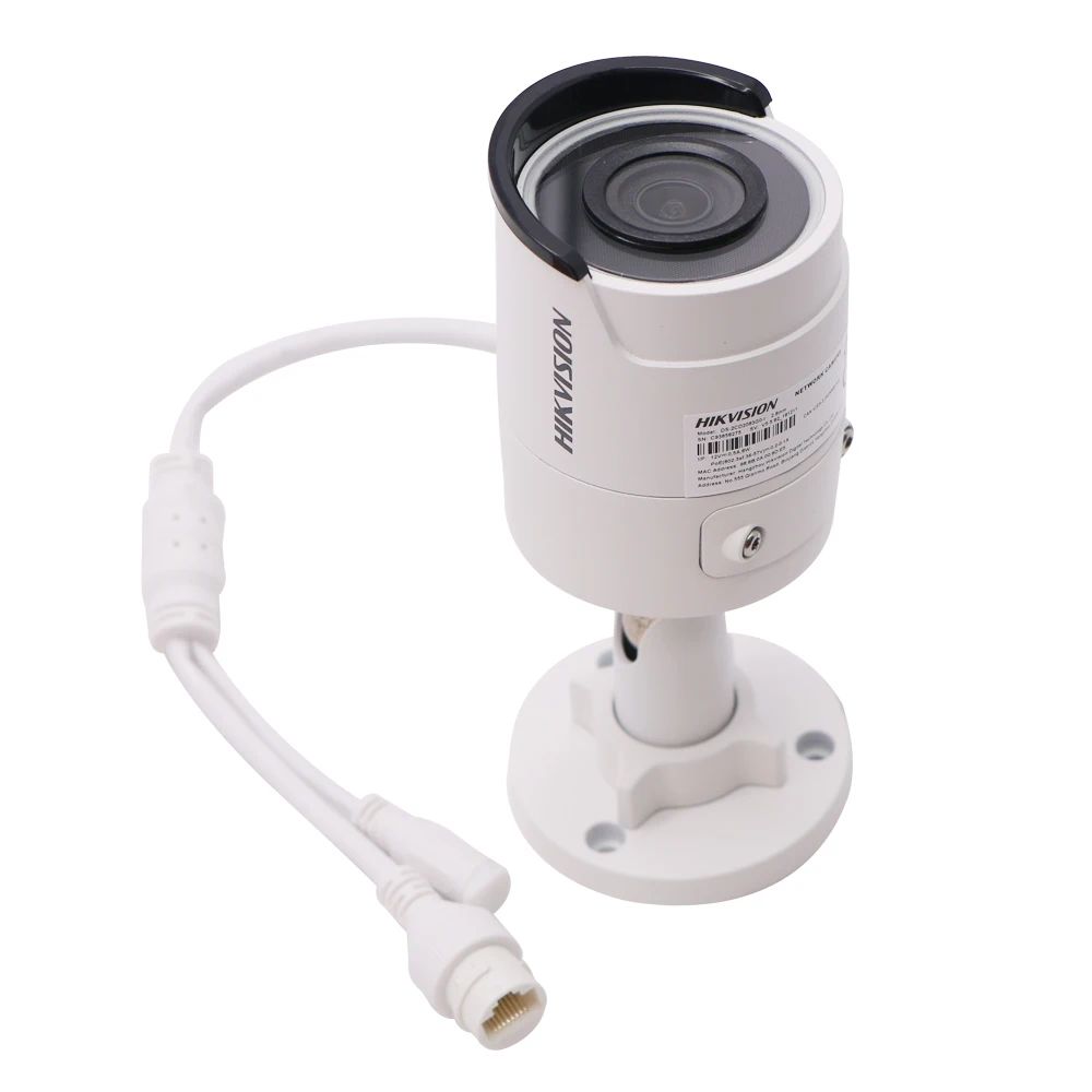 Hikvision 8MP 4K Bullet IP камера PoE домашняя/уличная Всепогодная видео CCTV охранное