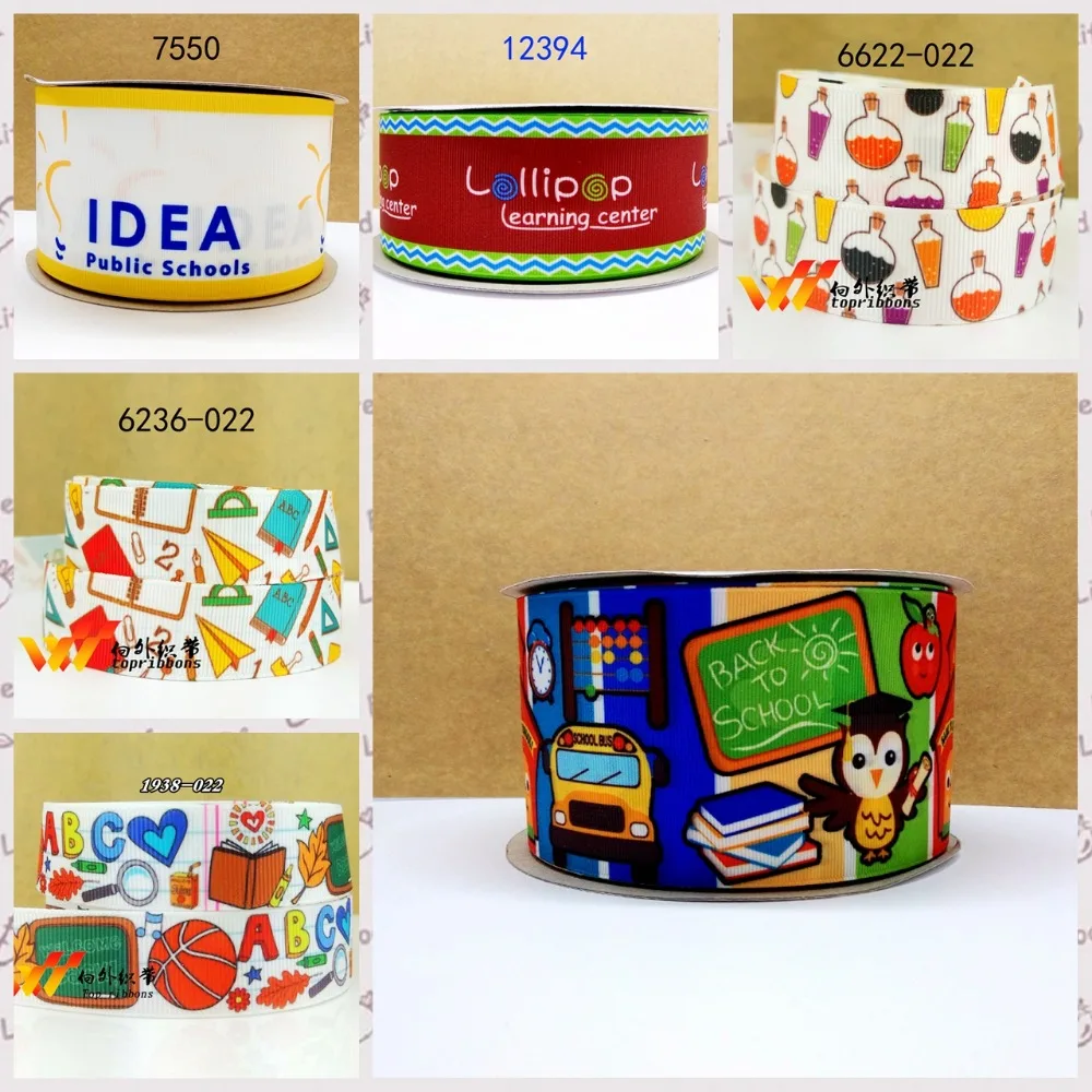 

Cartoon printed grosgrain ribbon ,satin ribbon 10 yards.