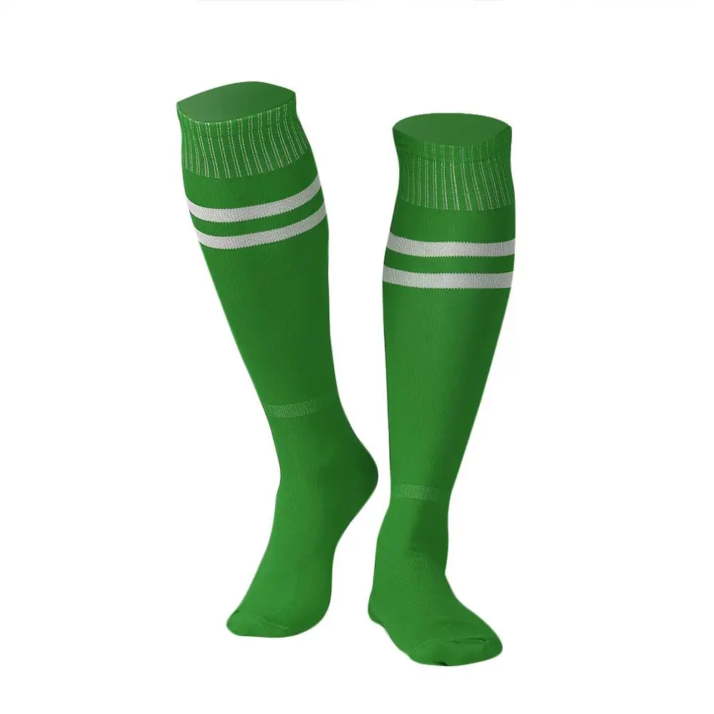 1 пара спортивных носков, леггинсы до колена, чулки для футбола, бейсбола, футбола, носки выше колена для мужчин и женщин, лидер продаж, Прямая поставка - Цвет: Green