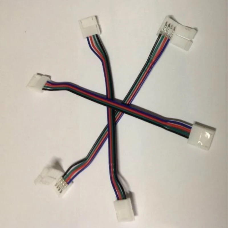 Светодиодная лента RGB SMD 1 шт. быстроразъемный Кабель-адаптер 4-контактный