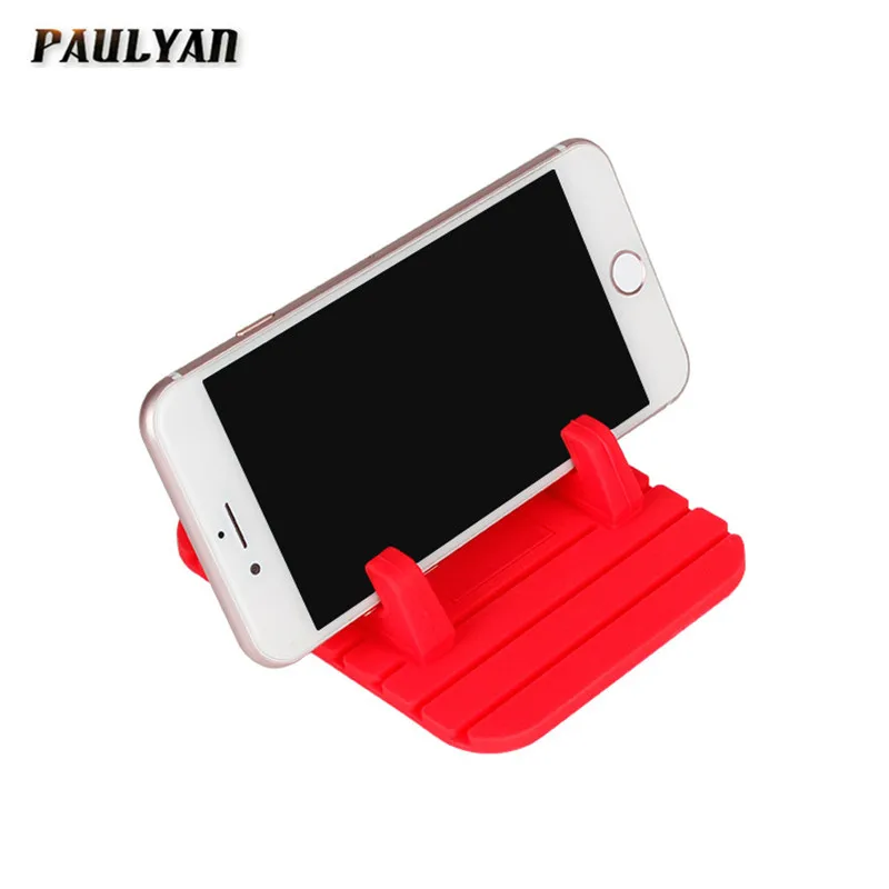 

New Design Universal Car Phone Holder Silicone Dashboard Sticking Mobile Phone Holder Stand Desk Stand Support Lazy Bracket