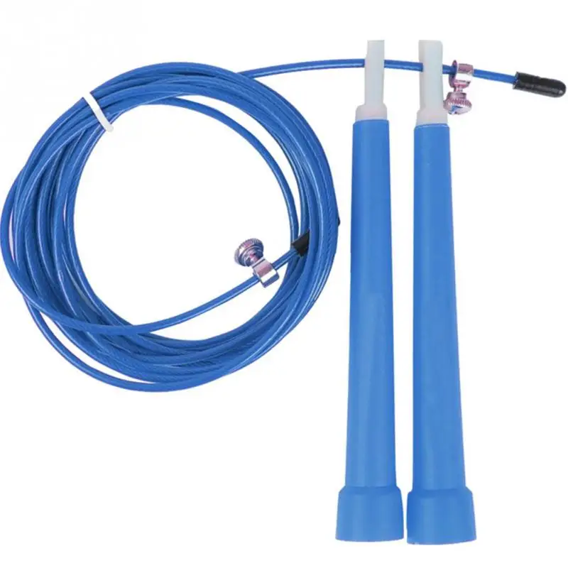 Speed Wire Skipping Adjustable Jump Rope Fitness Sport Aerobics Exercise CrosBX