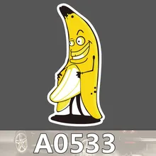 Bevle A0533 Böse Banana Wasserdichte Kühle DIY Aufkleber Laptop Gepäck Skateboard Kühlschrank Auto Graffiti Cartoon Aufkleber
