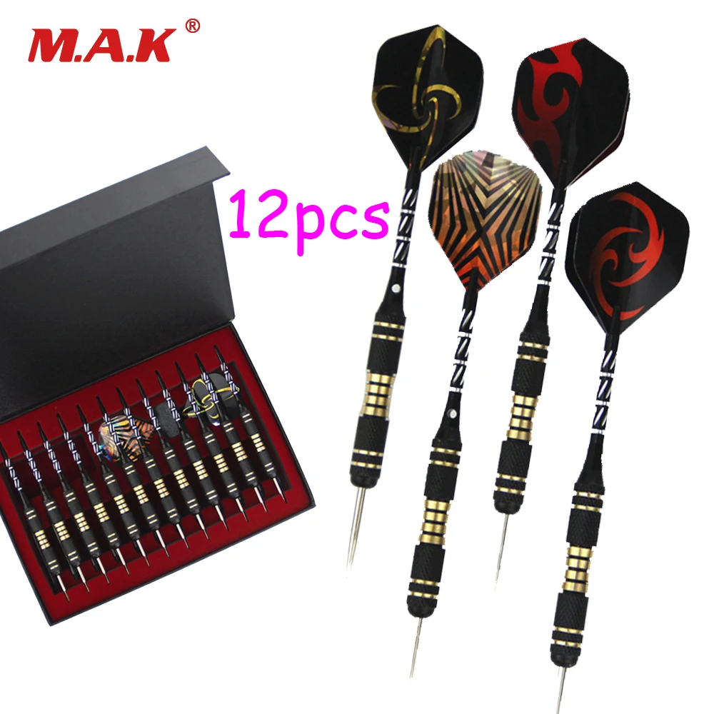High Quality 12pcs Professional Straight Dart Copper Dart with Aluminum Pole for Indoor Outdoor