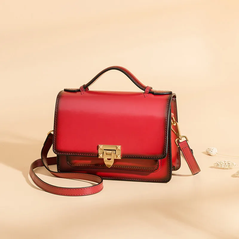 

PASTE 8P3053 Female cowhide Leather Totes Women Shoulder bag Messenger Bags lady Satchel bag fashion Handbags Crossbody bags