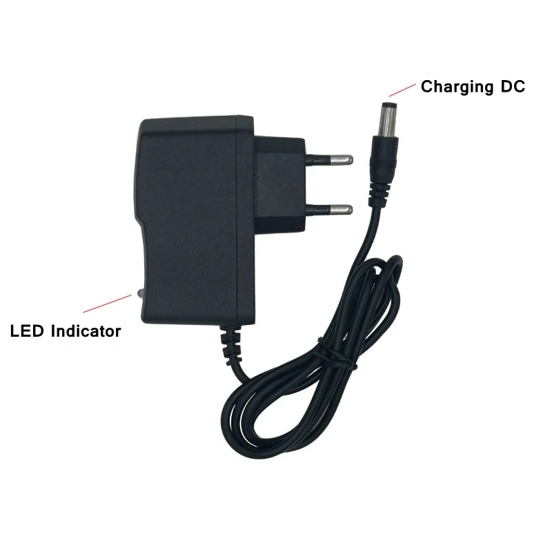 

AC100-240V 1A lithium battery charger US regulations European regulations DC388 line charge 12V flashlight charger