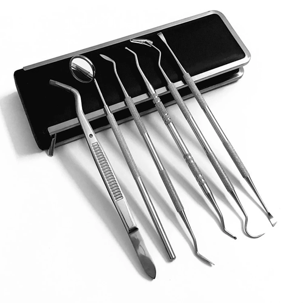 1 set Teeth Scraper Waxing Carving Kit Dental Lab Tools Equipment Oral