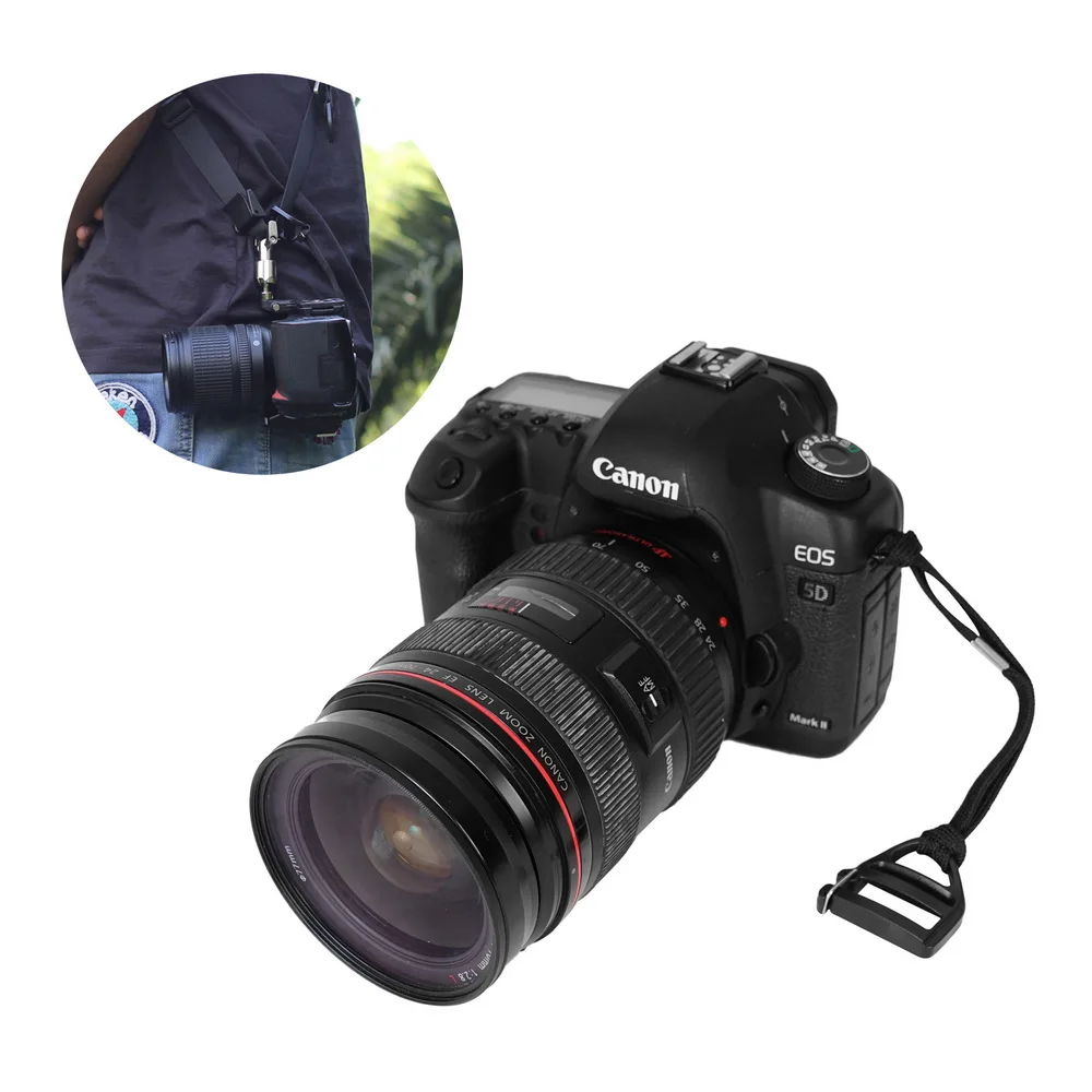 

Selens Quick Release Buckle Kit Camera Strap Quick Rapid Shoulder Back Strap Safety Belt For DSLR Camera