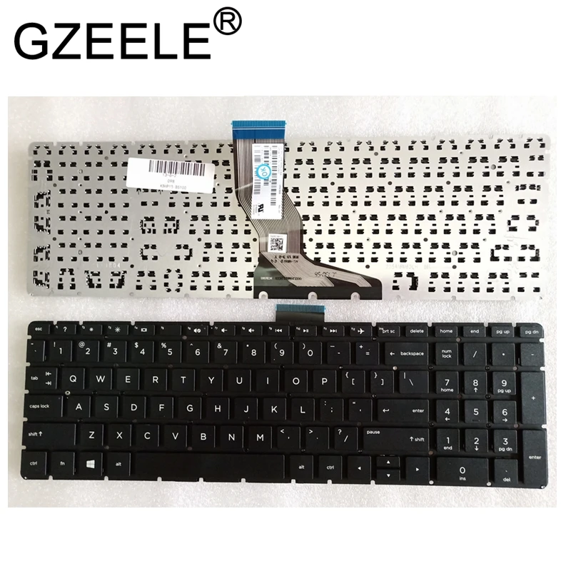  GZEELE For HP 250 G6 255 G6 256 G6 258 G6 Series English Laptop Keyboard US Black Without Frame