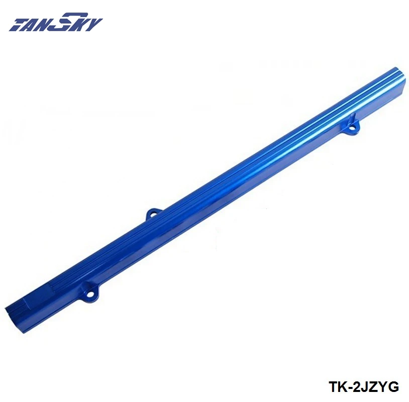Для Toyota 2JZ Top топливный инжектор топливная направляющая Turbo Kit синяя алюминиевая