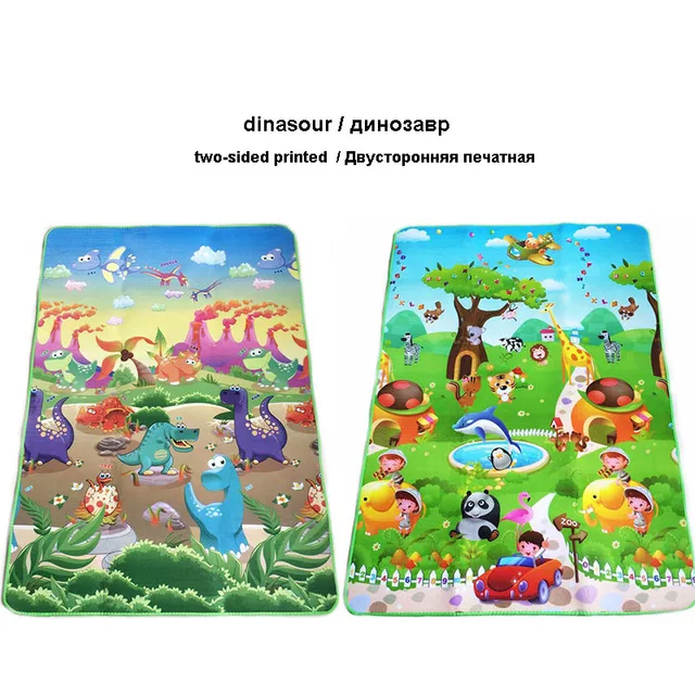 0 5cm Double Side Baby Crawling Play Mat Dinosaur Puzzle Game Gym Soft Floor Eva Foam 0.5cm Double-Side Baby Crawling Play Mat Dinosaur Puzzle Game Gym Soft Floor Eva Foam Children Carpet for Babies KidsToys