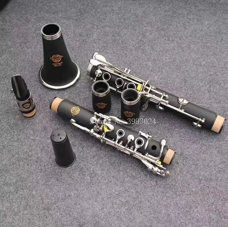 Selmer Bakelite and Wood 17 Key Bb B Flat Nickel Plated