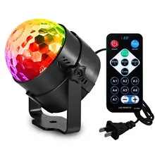7 Colors DJ Disco Ball Lumiere 3W Sound Activated Laser Projector RGB Stage Lighting effect Lamp Christmas KTV Music Party Light