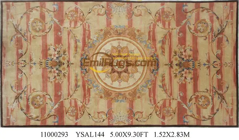 

French Savonnerie Style Hand Knotted Wool Rug Wool Knitting Carpets Turkish Mandala Area Runner Runner Room Floor Decoration