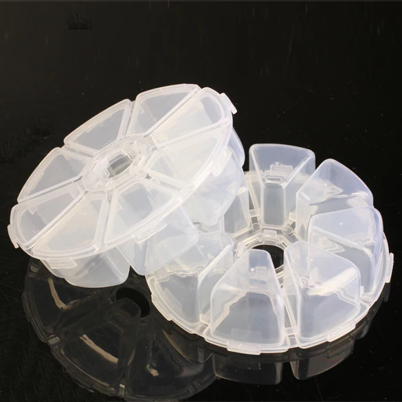 2 piezas 8 ranuras arte de uñas de diamantes de imitación de perlas de caja de almacenamiento caso maquillaje Organizador contenedores pantalla herramientas de joyería Organizador 2 piezas 8 ranuras arte de uñas de diamantes de imitación de perlas de caja de almacenamiento caso maquillaje Organizador contenedores pantalla herramientas de joyería Organizador