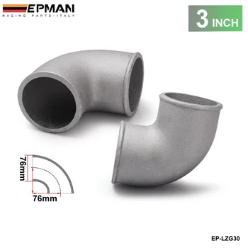 

3" Cast Aluminium Elbow Pipe 90 Degree Intercooler Turbo Tight Bend For BMW E36 325 328 M3 HFM S52 M52 M50TU EP-LZG30